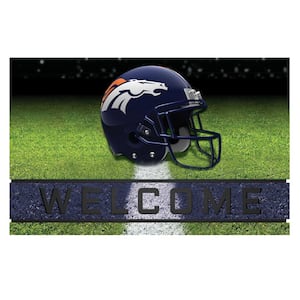NFL - Denver Broncos 18 in. x 30 in. Rubber Door Mat