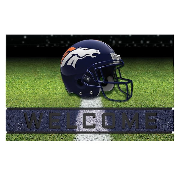 FANMATS NFL - Denver Broncos 18 in. x 30 in. Rubber Door Mat