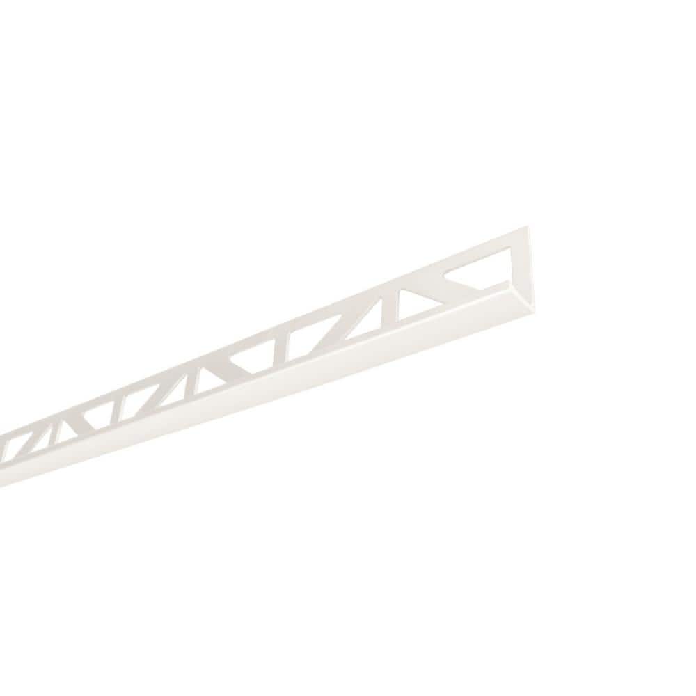 Durosol 0 in. D x 0.12 in. W x 8.2 in. L L-Shape Aluminum Pwdr Ctd Warm White Molding and Transition Trim price history on PriceWatchPro