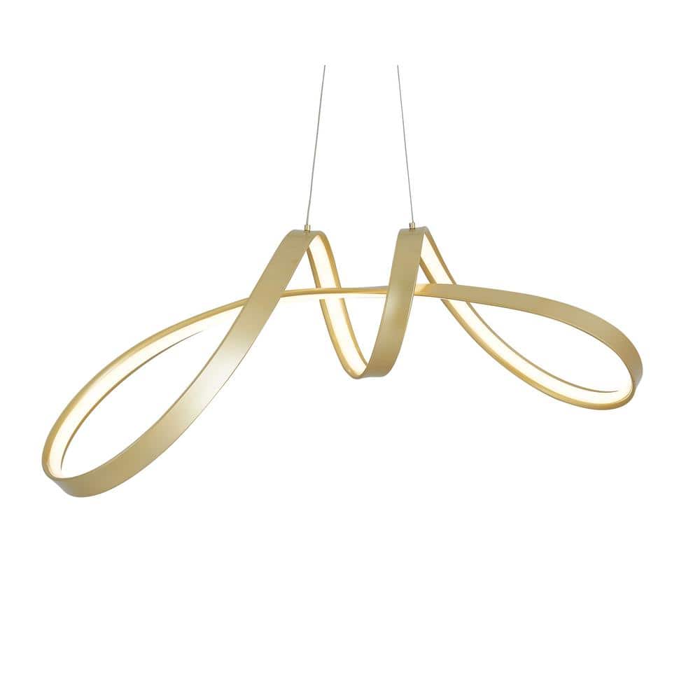 Bucharest 32-Watt Integrated LED Sandy Gold Chandelier price history on PriceWatchPro