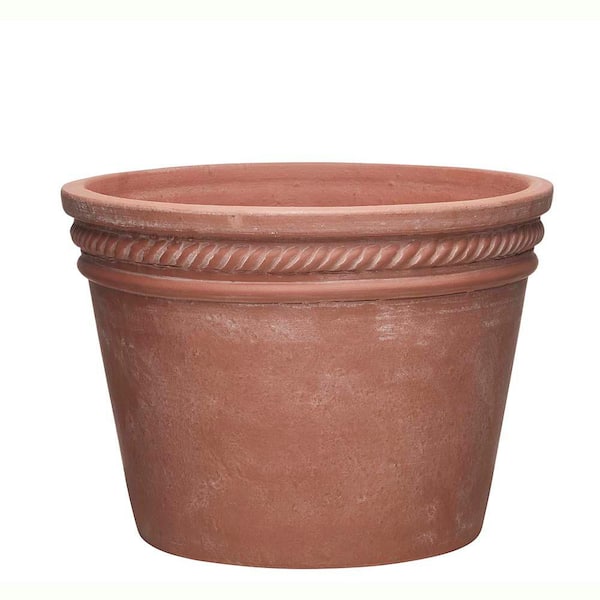 Southern Patio Michelle 11.8 in. x 8.94 in. Terracotta Clay Planter