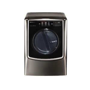 DLEX8900B by LG - 9.0 cu. ft. Mega Capacity Smart wi-fi Enabled Front Load  Electric Dryer with TurboSteam™ and Built-In Intelligence
