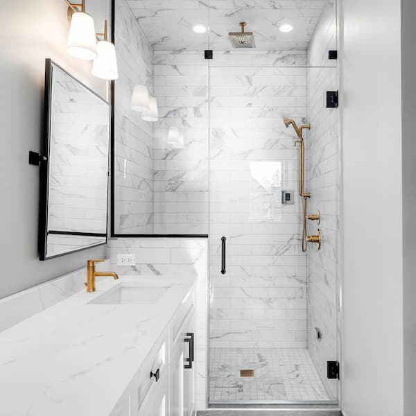 Oatey Designline 4 in. x 4 in. Stainless Steel Square Shower