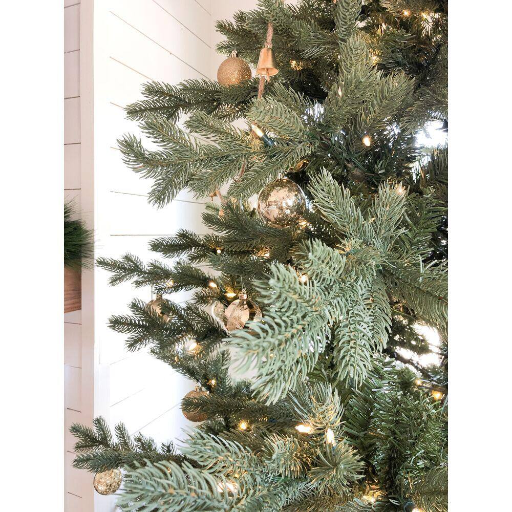 7.5-Ft White Foxtail Pine Artificial Christmas Tree with Smart Lights