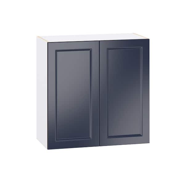 Laramie 30 in. W x 14 in. D x 30 in. H Assembled Wall Kitchen Cabinet in Painted Blue