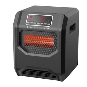1500-Watt Electric Room Heaters Quartz Infrared Heaters with Thermostat Space Heater for Indoor Use