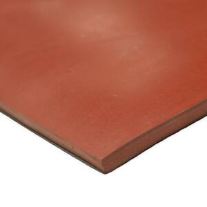 6 in. Width x 6 in. Length x 1/16 in. Thick Red SBR Sheet 65A (8-Pack)