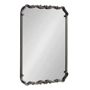 Brazelton 19.75 in. W x 26.75 in. H Black Rectangle Traditional Framed Decorative Wall Mirror