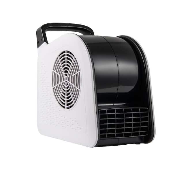 High Velocity 3-Speeds Blower Fan in. Black with and 185° Pivoting Head for Drying Cooling