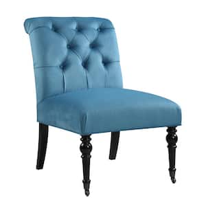 Teal Fabric Side Chair