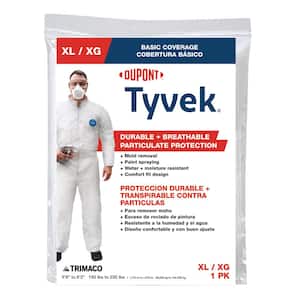 DuPont Tyvek XL No Elastic Disposable Coverall