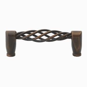 3-3/4 in. Center-to-Center Rustic Bronze HD Birdcage Cabinet Pulls (10-Pack)