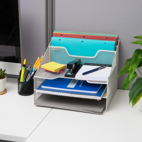 Mind Reader Desk Organizer, Pencil Cup Organizer, Office Supplies