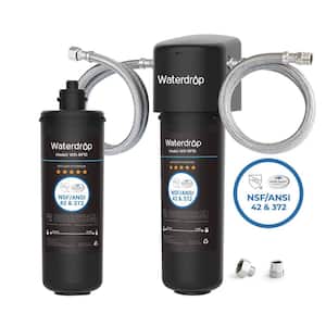 10UA Under Sink Water Filter System, Reduces PFAS, PFOA/PFOS, Lead, Chlorine, Extra RF10 Replacement Filter