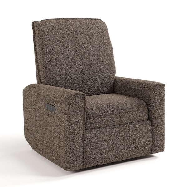 Santos Mountain Brown Boucle Power Recliner