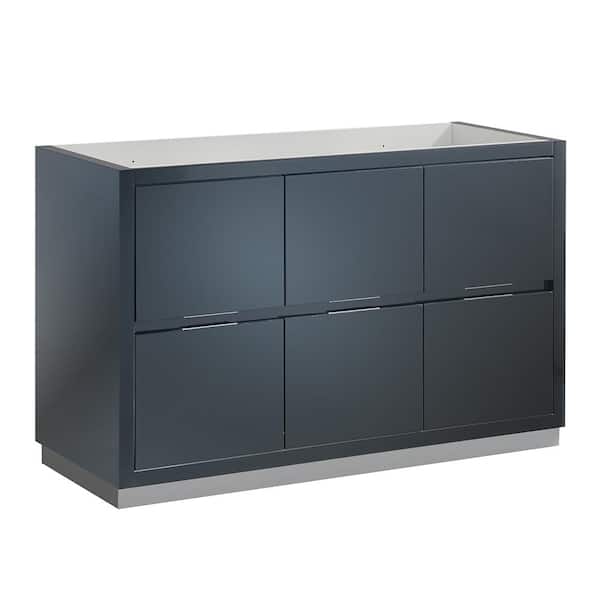 Fresca Valencia 48.00 in. Bath Vanity Cabinet Only in Dark Slate Gray