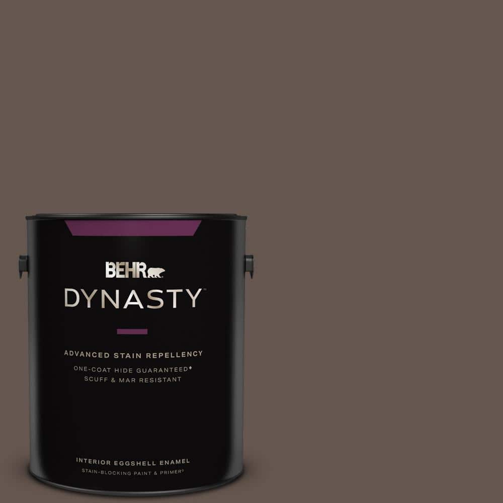 BEHR DYNASTY 1 gal. #BNC-33 Harvest Oak Eggshell Enamel Interior  Stain-Blocking Paint & Primer 265301 - The Home Depot