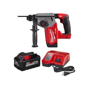 M18 FUEL 18-Volt Lithium-Ion Brushless Cordless 1 in. SDS-Plus Rotary Hammer with 8.0 Ah Starter Kit