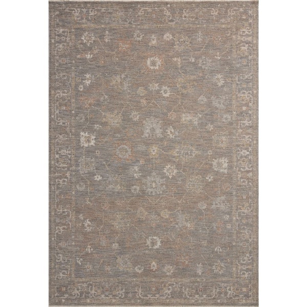 Chris Love Julia Louisa Stone/Multi 2 ft. 3 in. x 3 ft. 10 in. Traditional Accent Rug