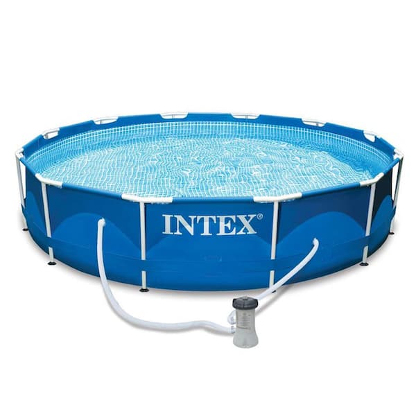 10 ft. Round 30 in. Deep Above Ground Pool Set