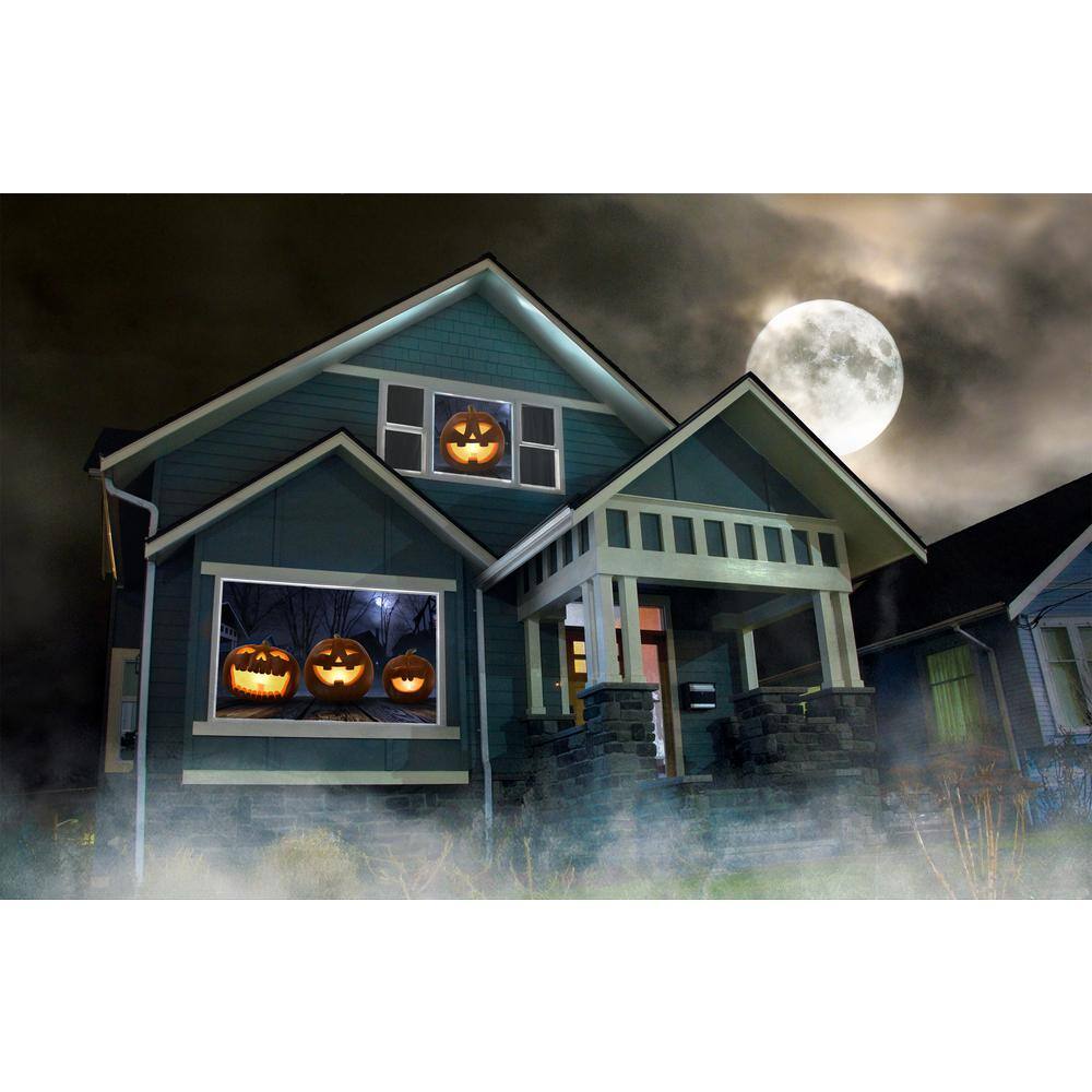 HoliScapes Multicolor Halloween USB Projector Kit with Screen