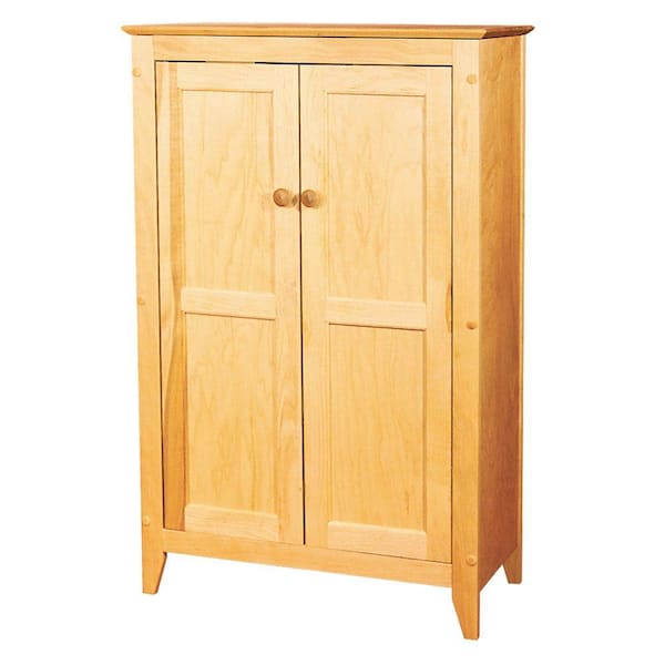 Catskill Craftsmen Natural Wood Storage, Wood Storage Cabinet With Doors