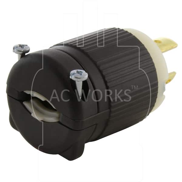 AC WORKS 15 Amp 125-Volt NEMA L5-15P 3-Prong Industrial Grade
