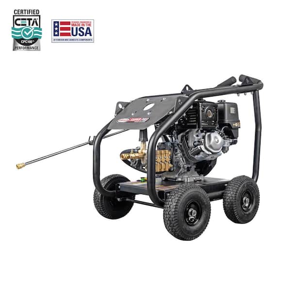 4400 PSI 4.0 GPM Gas Pressure Washer with Honda GX390 Engine, Roll Cage, Heavy-Duty Cold Water Commercial Power Cleaner
