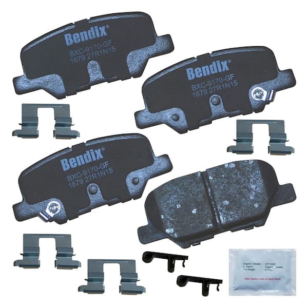 Bendix Premium Copper Free Disc Brake Pad Set 1995-1996 Mercury Tracer 1.8L
