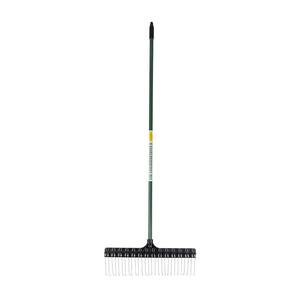 THE GROUNDSKEEPER II 55 in. Fiberglass Handle Steel Rake 32230 - The ...