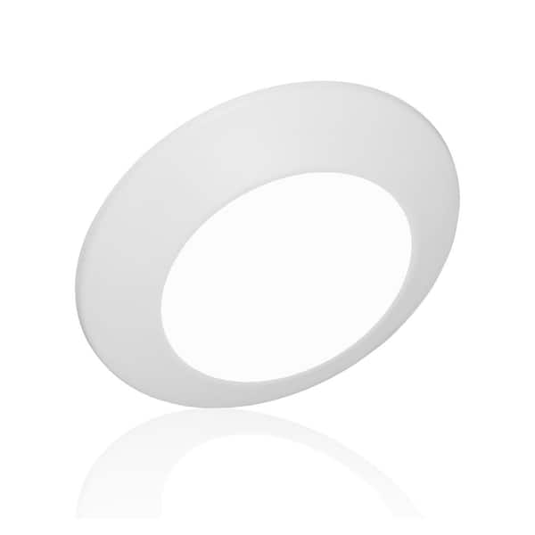 NICOR DSK4 Round 4 in. Selectable Surface Mount Integrated LED Recessed Trim Kit