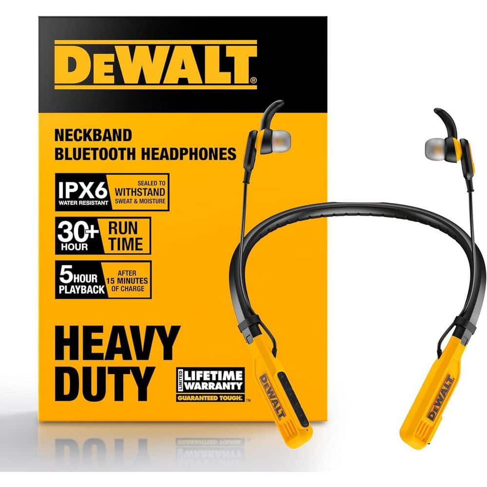 DEWALT Jobsite Pro Wireless Earphones 190 2091 DW2A - The Home Depot
