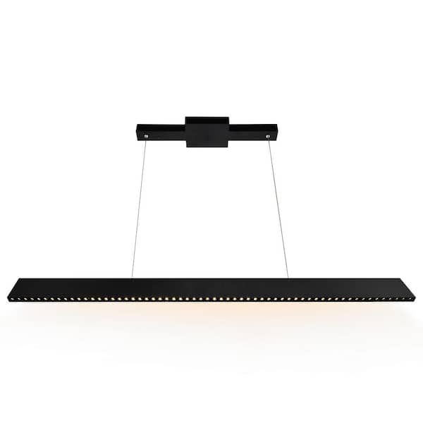 CWI Lighting Bellagio 1 Light Integrated LED Black Chandelier