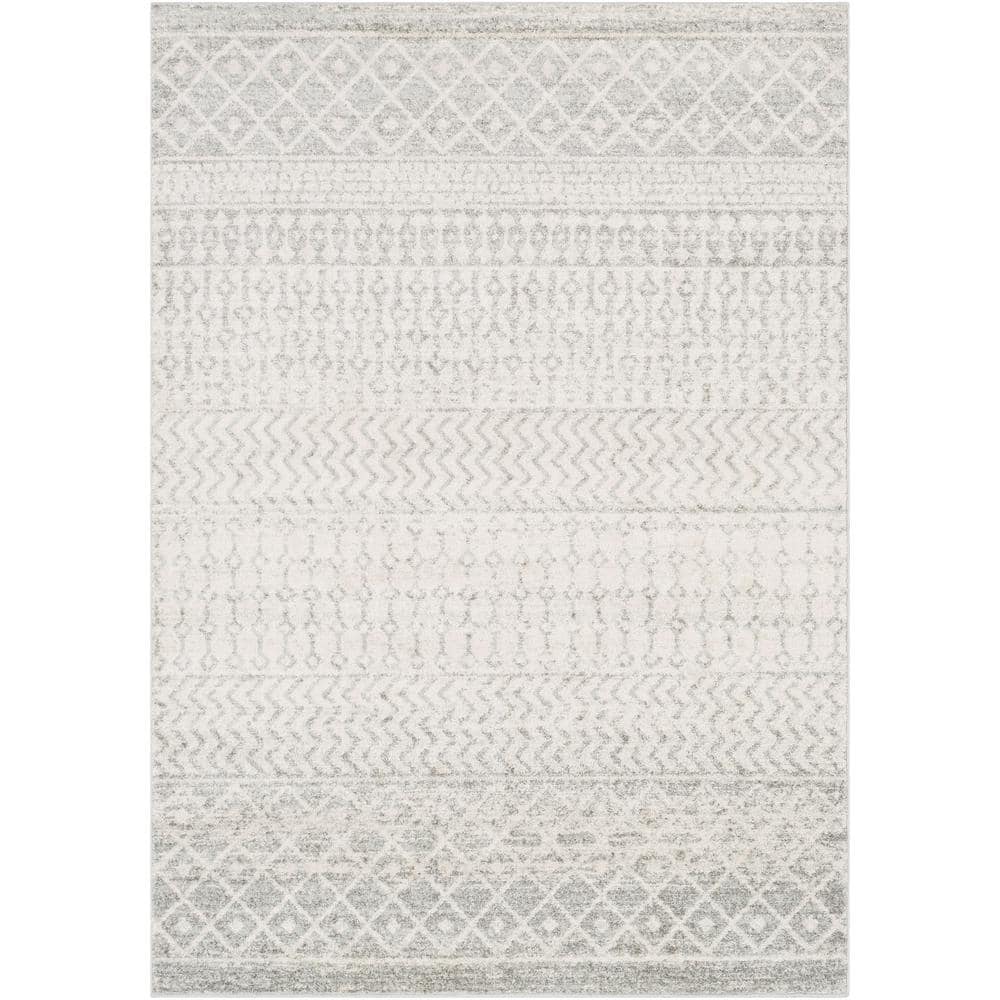 5'2 x 7' Light Gray Artistic Weavers Lazar Traditional Floral Area Rug 