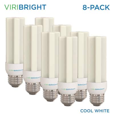 1000 lumens-4 Pack Viribright Lighting 751619-4 Low Voltage LED 75 Watt Equivalent Light 10W Edison Bulb Medium Base E26 Viribright 12-24V DC, 6000K Daylight 