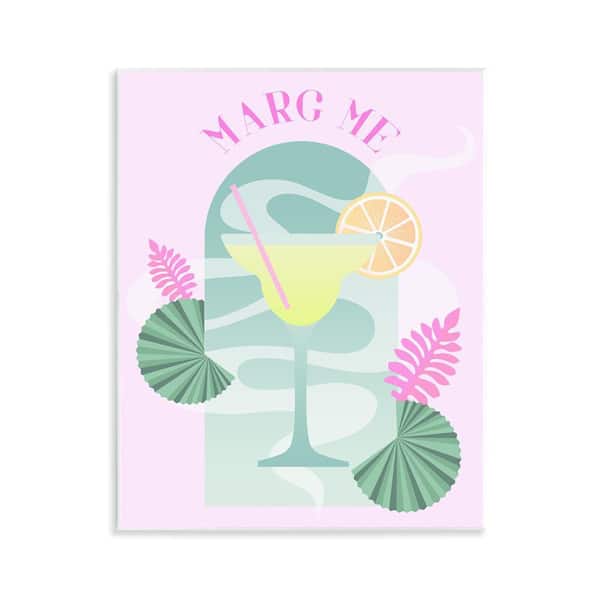 Stupell Industries Marg Me Phrase by Daphne Polselli Unframed Food Graphic Art Print 14 in. x 11 in.