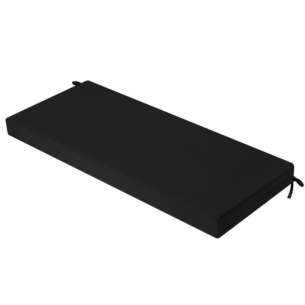 42 in. x 18 in. Outdoor Bench Cushion with Ties, Replacement Loveseat Cushi