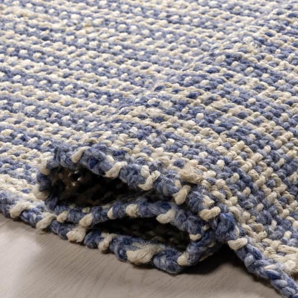 nuLOOM Capri Farmhouse Striped Light Blue 4 ft. x 6 ft