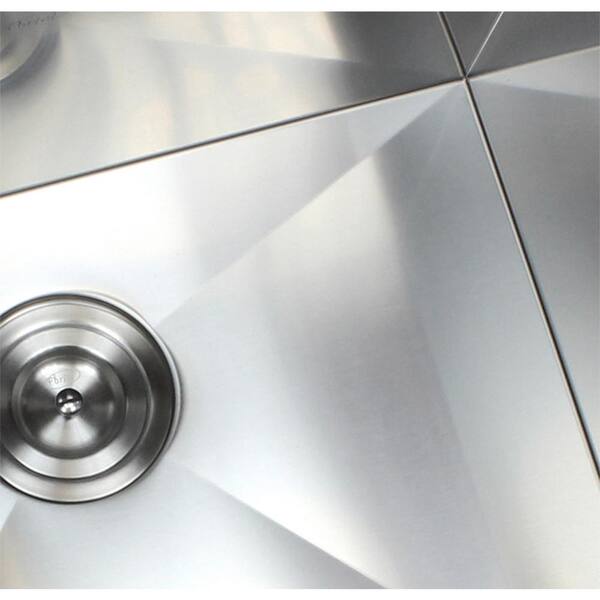 Kingsman Hardware Undermount Stainless Steel 42 in. x 20 in. x 10