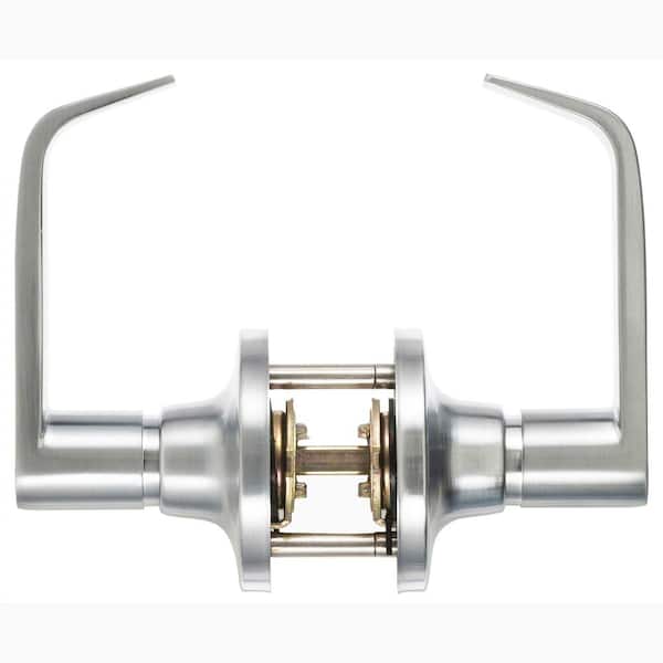 Commercial 2-3/4 in. Satin Chrome Standard Duty Storeroom Door Lever