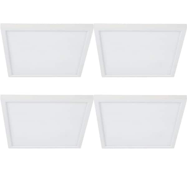 FEIT LED top 7.5” Flat Panel Downlight, 4-Pack