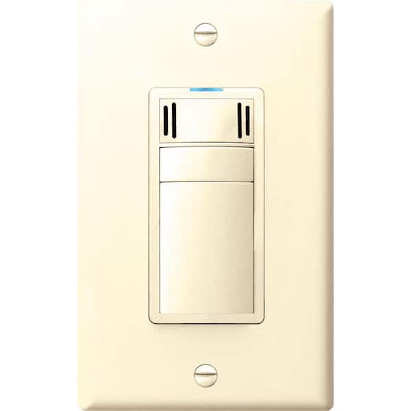 Panasonic WhisperControl 3-Function On/Off Switch with Humidity Control and Timer in Almond