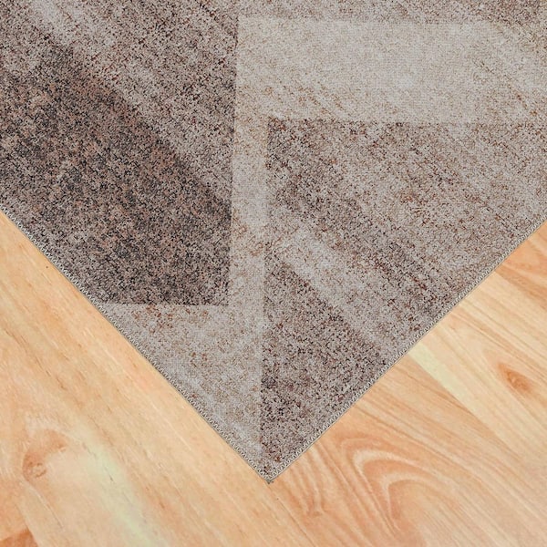 Tiza Geometric Brown/Black Indoor / Outdoor Area Rug Joss & Main Rug Size: Rectangle 7'10 x 10'9