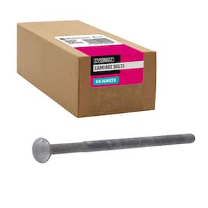 3/8 in.-16 x 8 in. Galvanized Carriage Bolt (25-Pack)