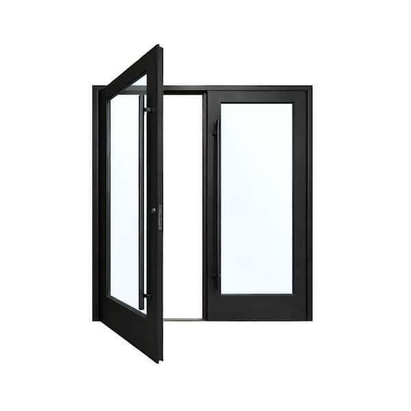 Nixa Doors 110 Series 72 in. x 84 in. Left Hand/Outswing Black