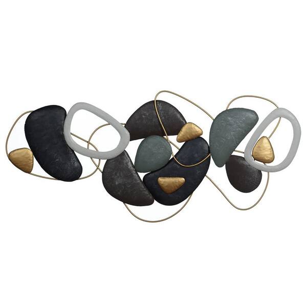 StyleCraft 1-Piece Unframed Graphic Print Abstract Poster Art Print 21 in. x 47 in.