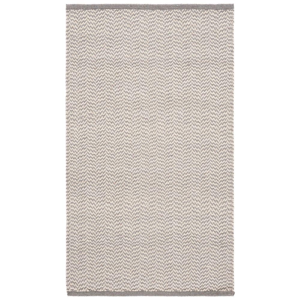 Vermont 3 ft. x 5 ft. Gray/Ivory Chevron Striped Area Rug price history on PriceWatchPro