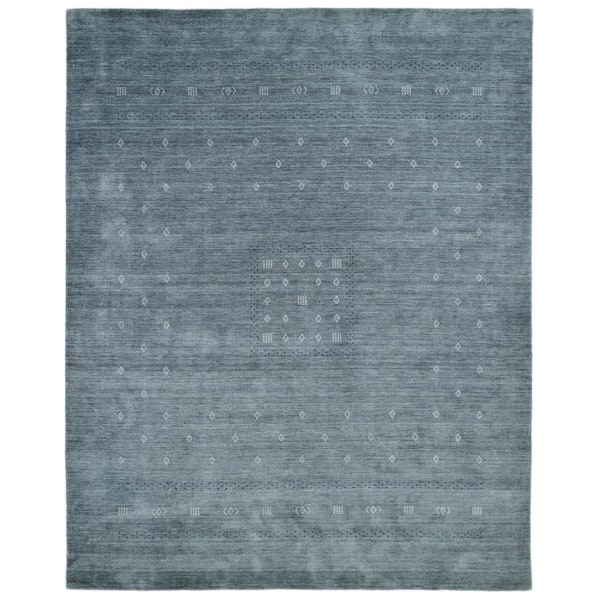 Simi Bohemian Gabbeh Slate 6 ft. x 9 ft. Hand-Knotted Area Rug
