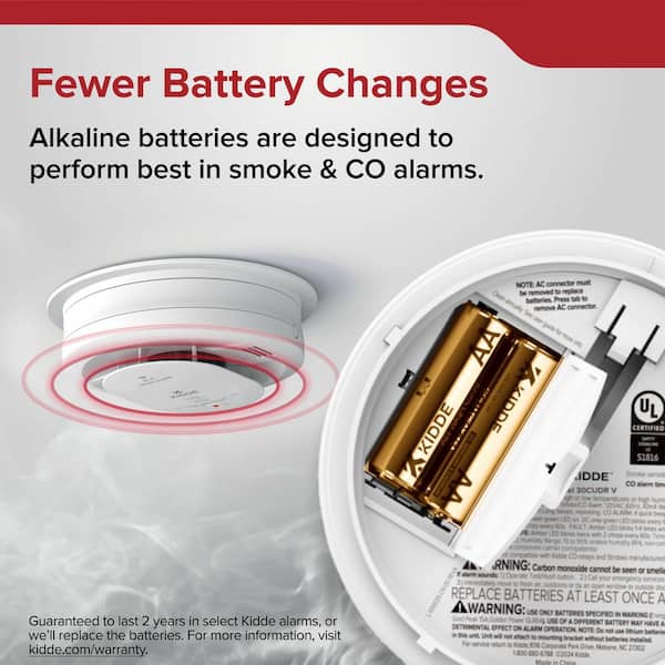 AA Smoke Detector Replacement Batteries