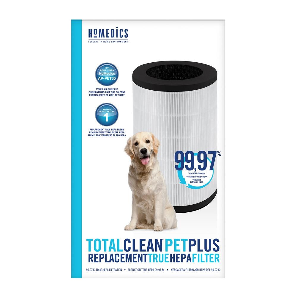 White True HEPA Air Purifier Filter with Carbon Odor Filtration